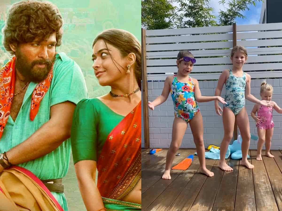 Now, David Warner's kids dance to 'Saami' from 'Pushpa: The Rise'