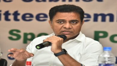 KTR calls on BJP to join hands for Hyderabad's development