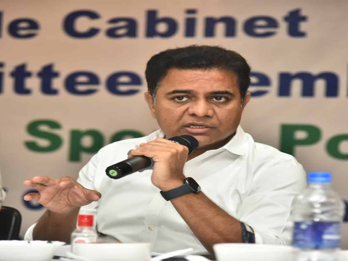 KTR calls on BJP to join hands for Hyderabad's development