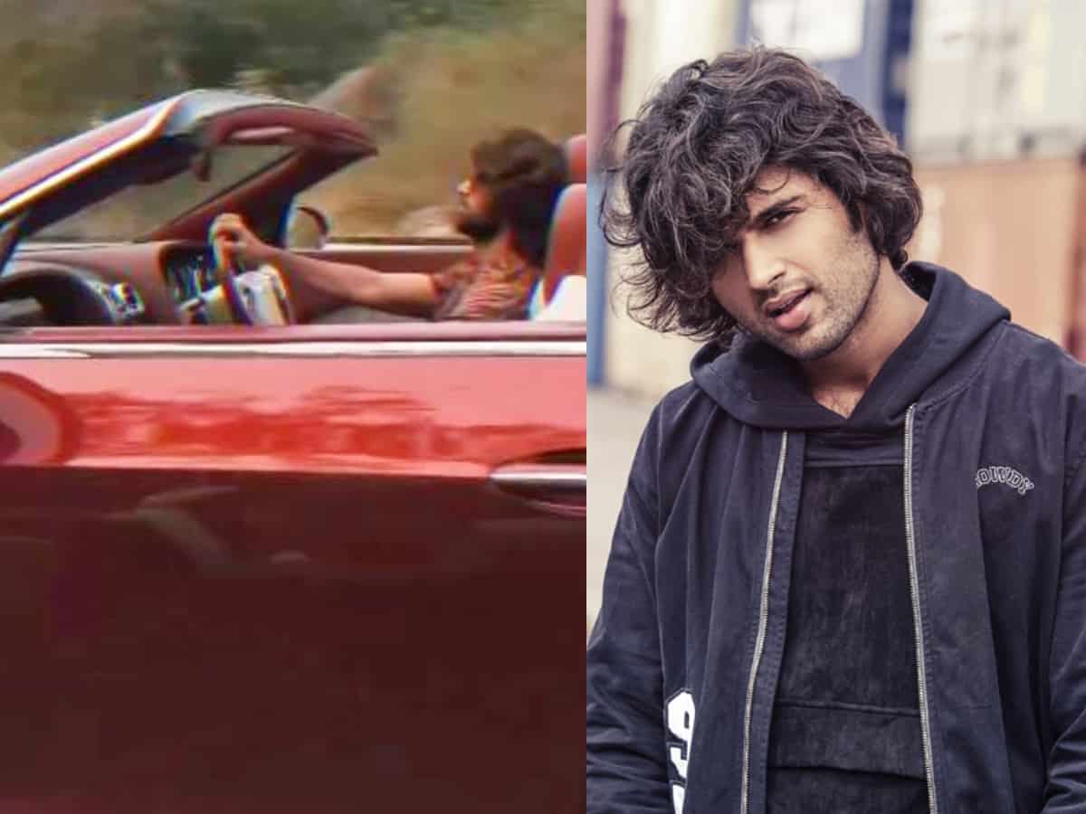 Vijay Deverakonda & his Bentley ride on Hyderabad roads -Viral video