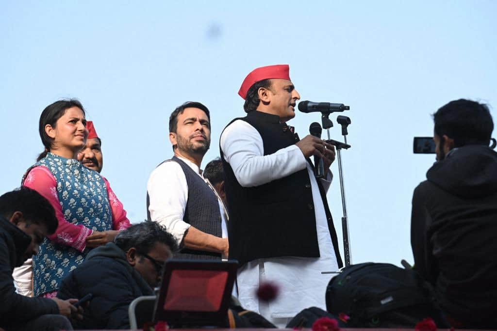 Samajwadi Party-Rashtriya Lok Dal joint rally in Agra