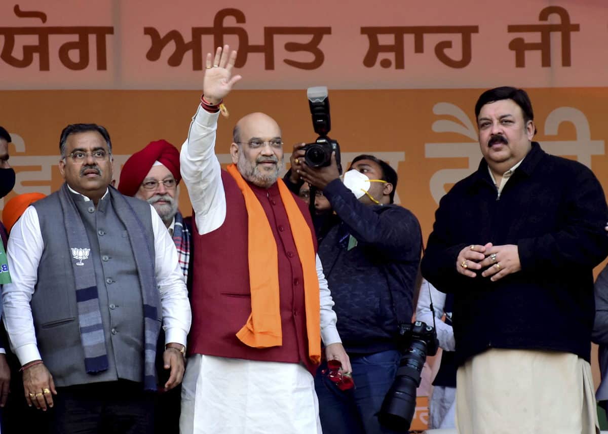 Union Home Minister Amit Shah in Amritsar