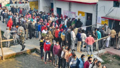 Voter turnout in 1st 2 hrs: UP 9.45%, Uttarakhand 5.03% & Goa 10.86%