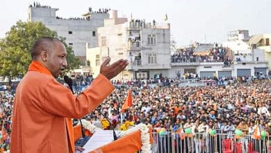 Uttar Pradesh Chief Minister Yogi Adityanath in Etawah