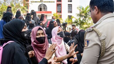 Karnataka hijab row: 58 college students suspended
