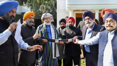 Prime Minister Narendra Modi with Afghan Sikhs & Hindus delegation