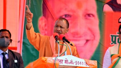 Uttar Pradesh Chief Minister Yogi Adityanath in Lakhimpur Kheri