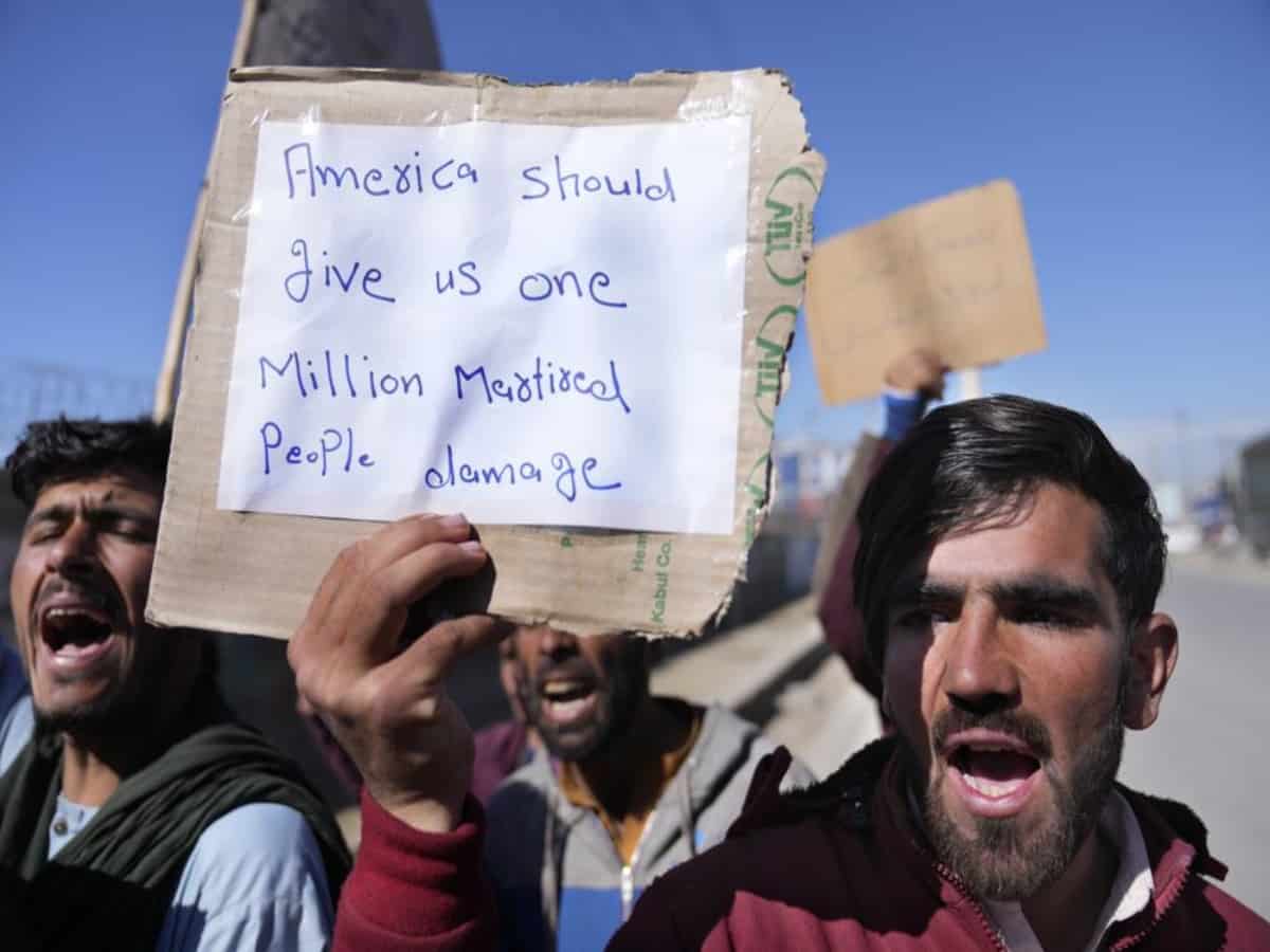 Afghans protest US order to give $3.5 B to 9/11 victims