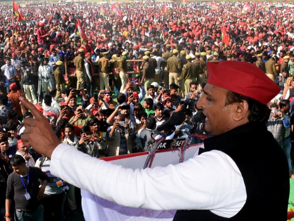 Karhal poll rally