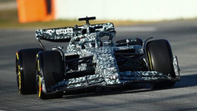 Formula 1: Alfa Romeo's C42 hits track in Barcelona with camouflage livery