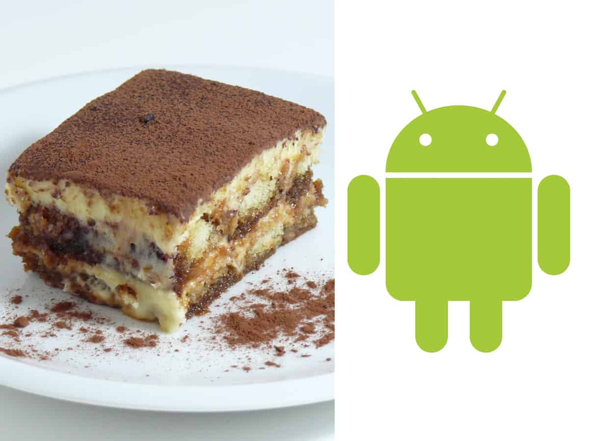 Android 13's dessert codename is Tiramisu