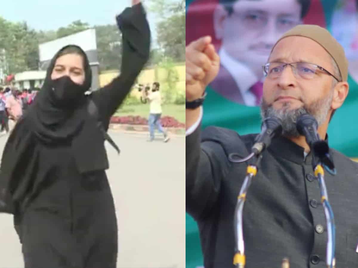 Owaisi praises hijabi student, speaks to her on phone from UP