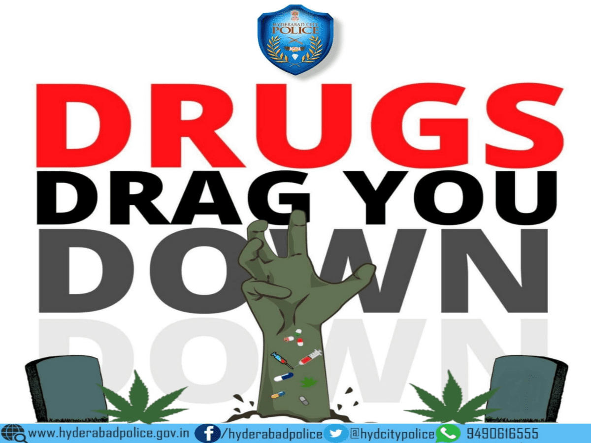 Hyderabad police run drug awareness programme in the city