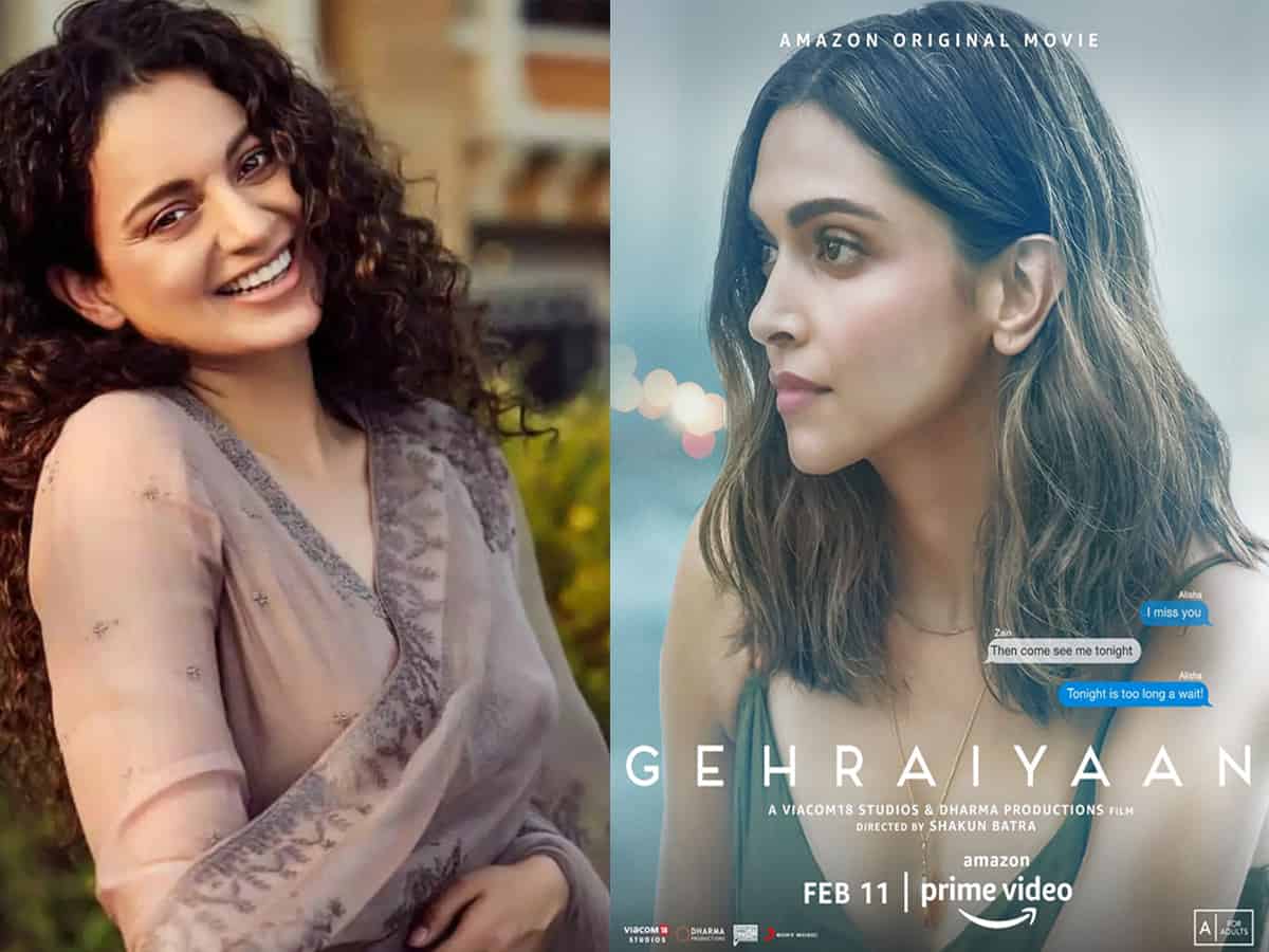 Kangana takes veiled dig at Gehraiyaan, says don't sell trash pls