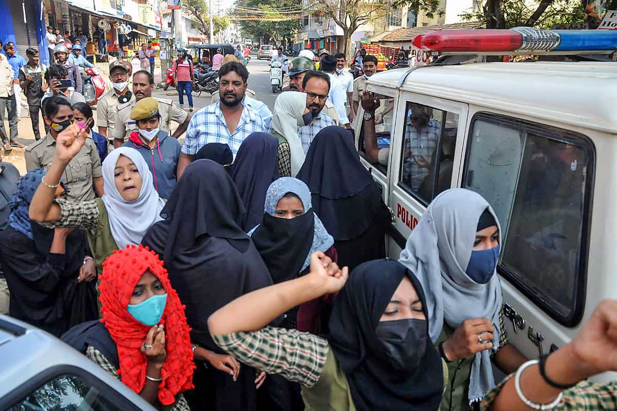 Hijab protest in karnataka