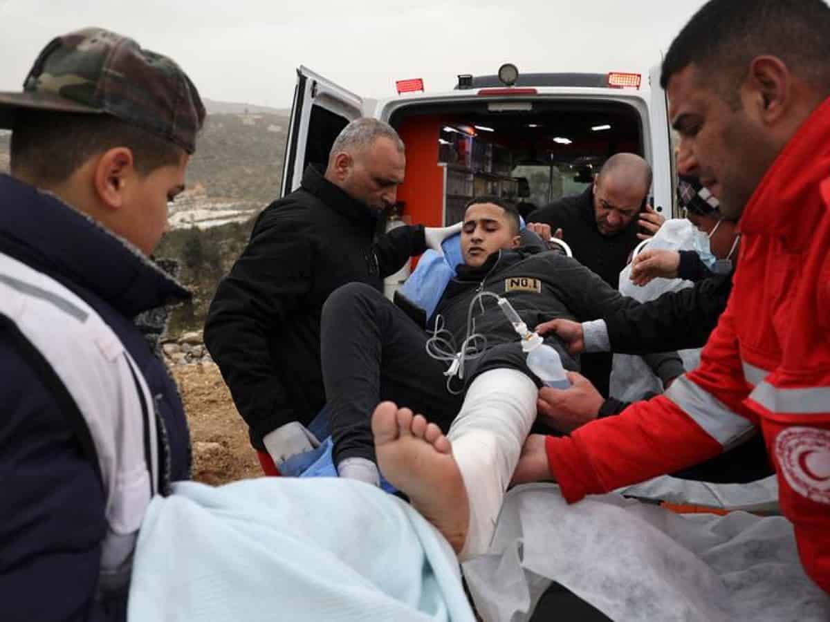 82 Palestinians injured in confrontation with Israeli forces