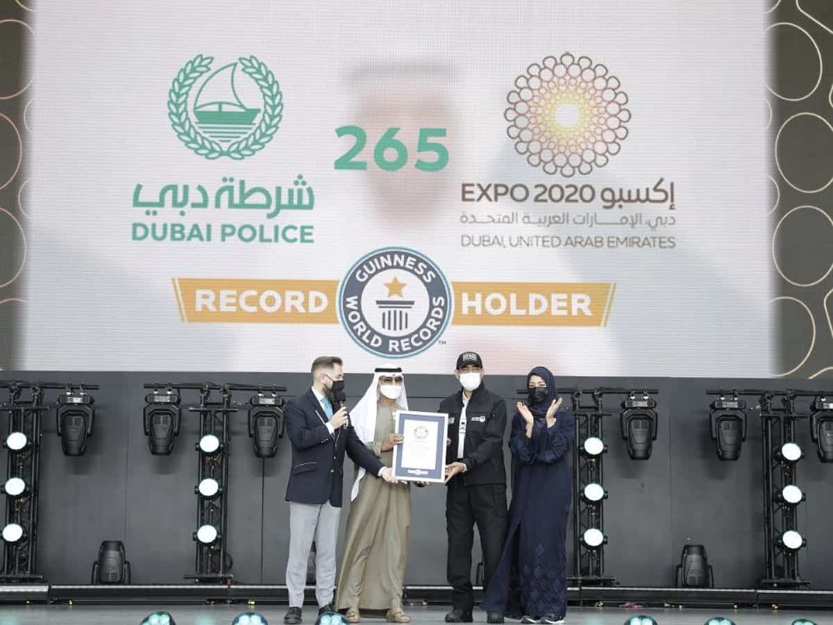 Dubai police enters 'Guinness World Record' for largest online video chain