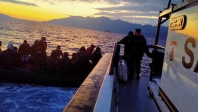 Greek coast guard throw Yemeni migrant family into the cold Mediterranean Sea