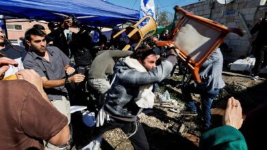 Clashes erupt between Palestinians, Jewish settlers in Jerusalem