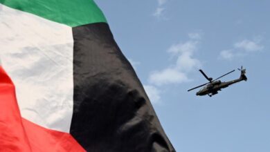 Kuwait stages airshow to mark national day