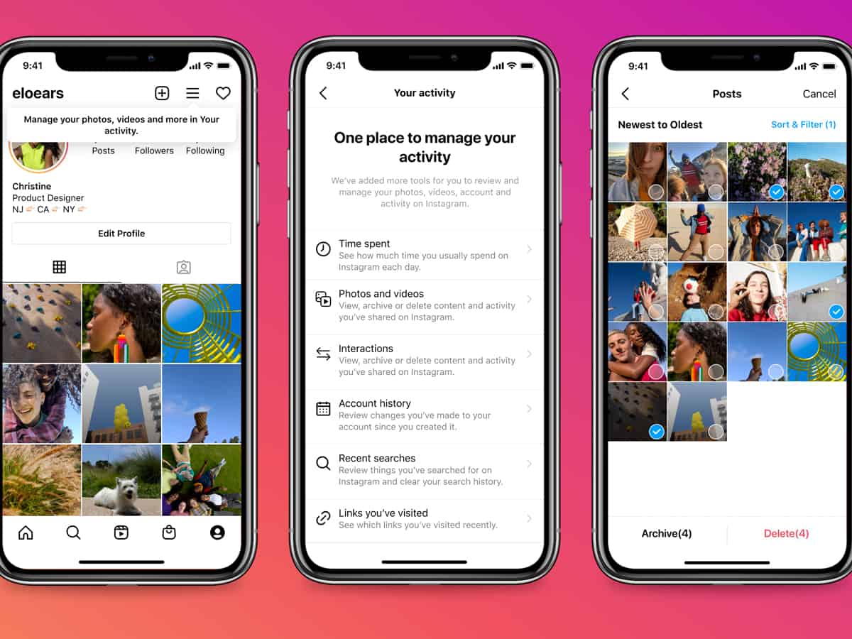 Instagram rolls out bulk delete features, security checkup worldwide