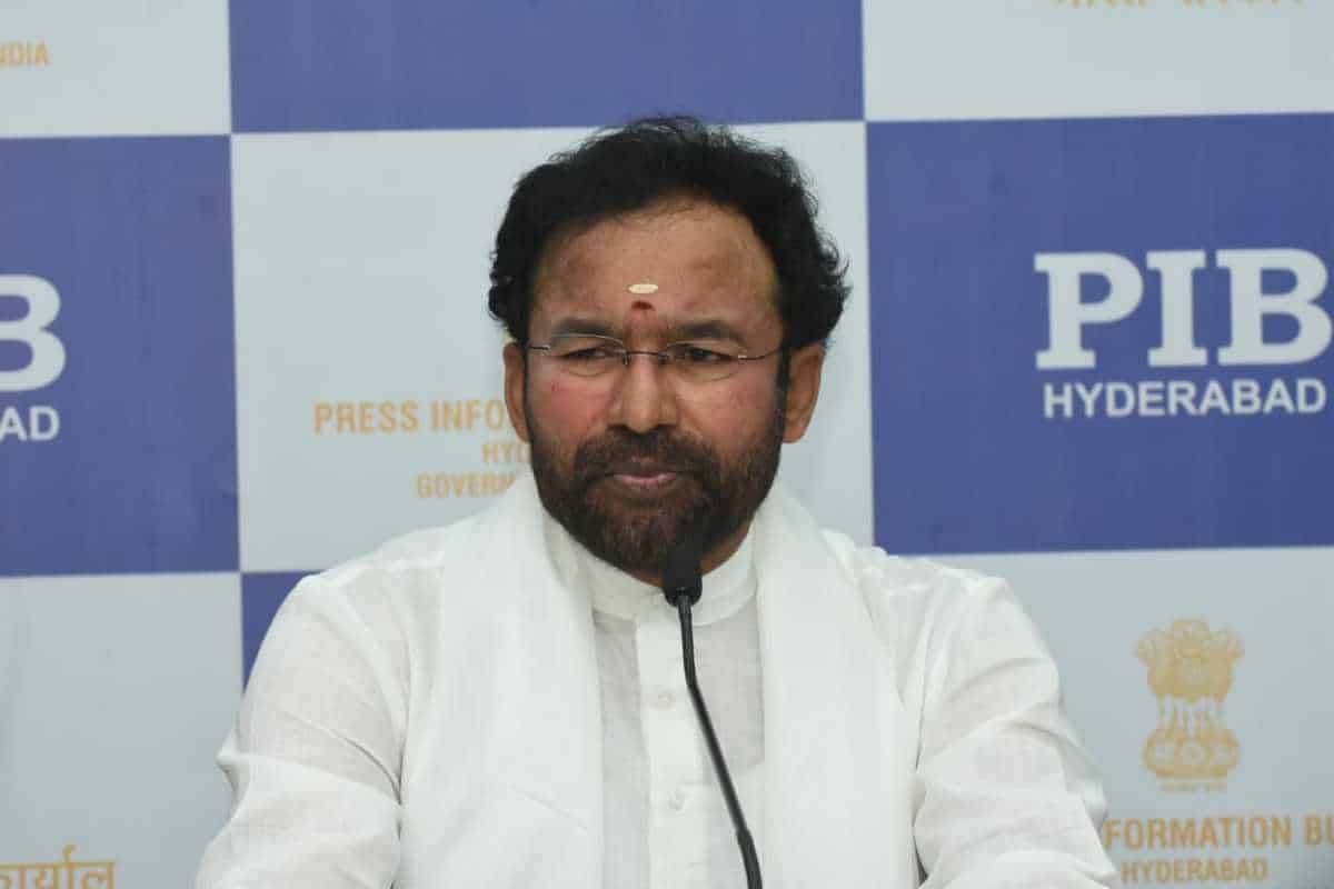 G Kishan Reddy unveils poster of 'Khelo Telangana- Jeeto Telangana'