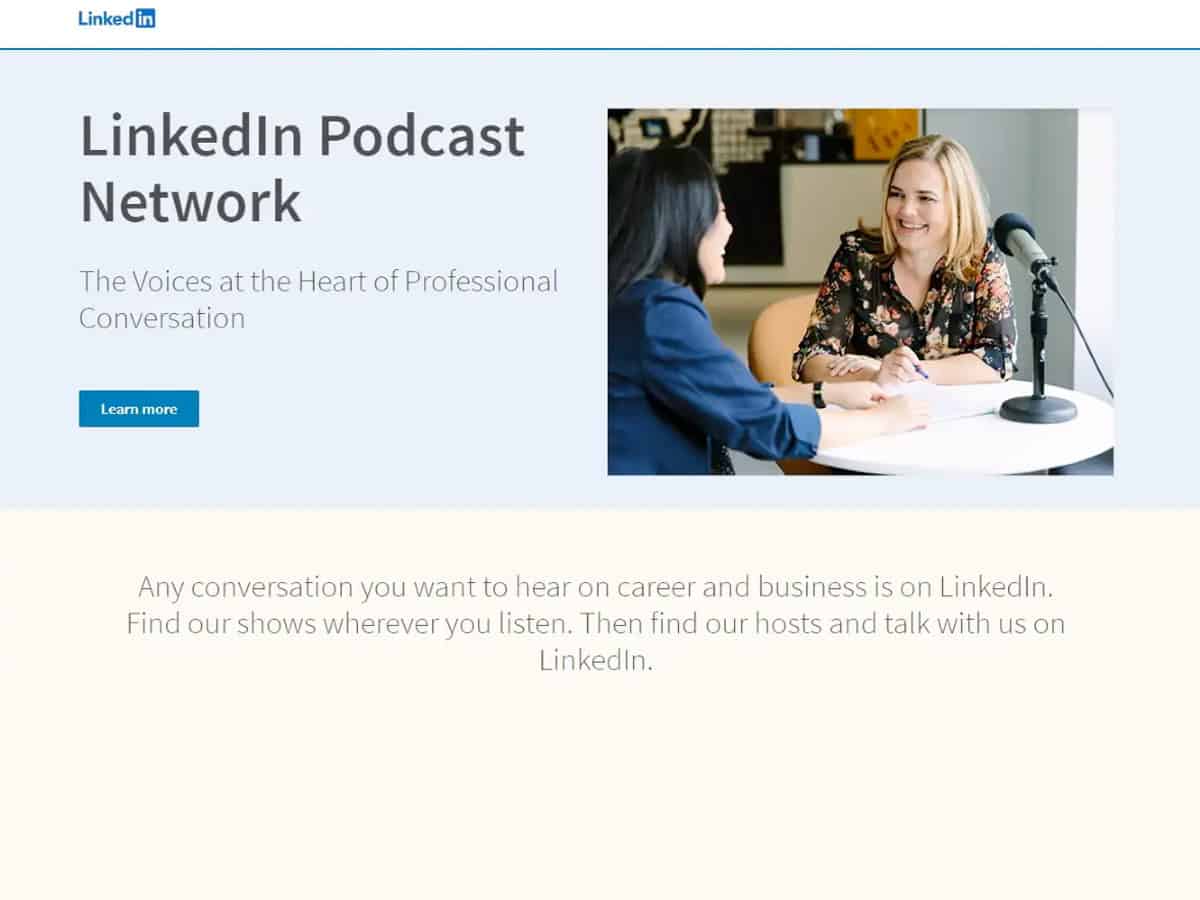 LinkedIn may debut its own podcast network