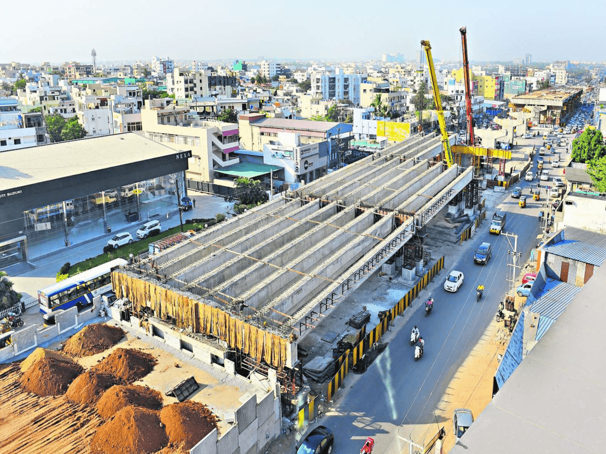 Hyderabad: Construction of Nagole flyover to be finished by July