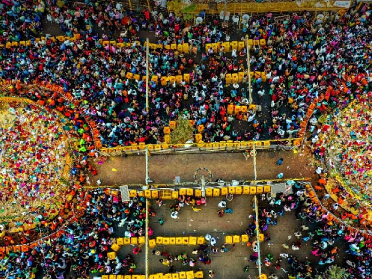 Sammakka Saralamma Jatara, a four-day mega tribal festival