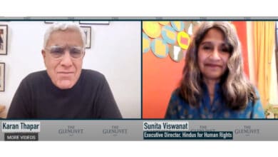 Sunita Vishwanath and Karan Thapar for The Wire (Screen Grab)