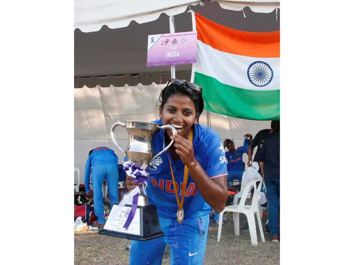 India cricketer V.R. Vanitha