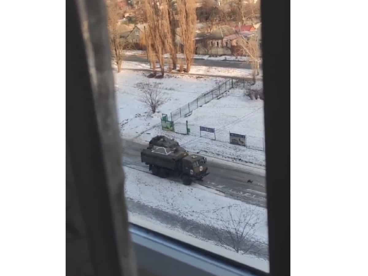 Russian troops have entered the Ukrainian town of Kharkive