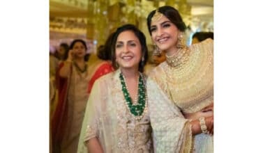 Sonam Kapoor Ahuja with her mother in law