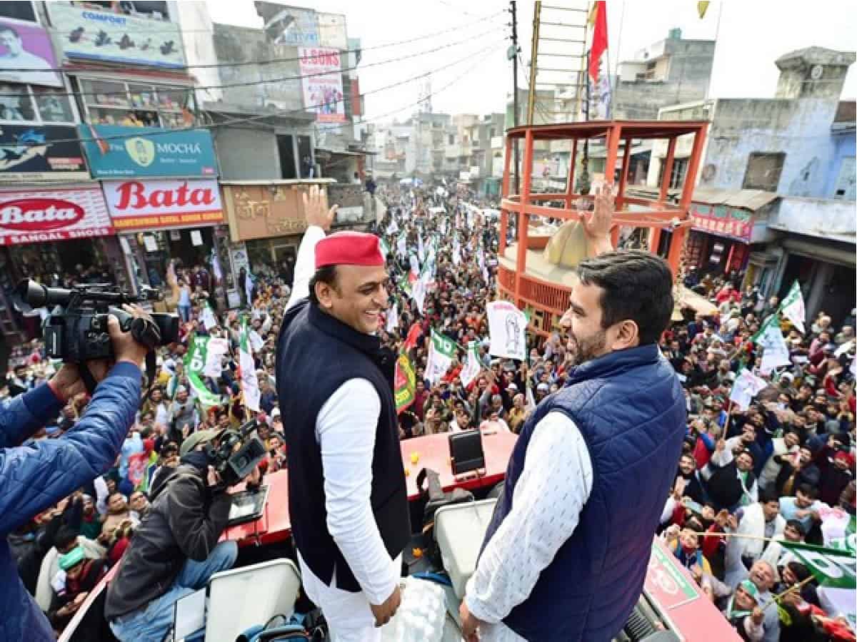 UP Assembly Polls: Akhilesh Yadav, Jayant Chaudhary booked for violating COVID-19 norms during election campaigning