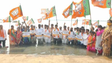 Odisha BJP stages protest over Archana Nag honey-trap case