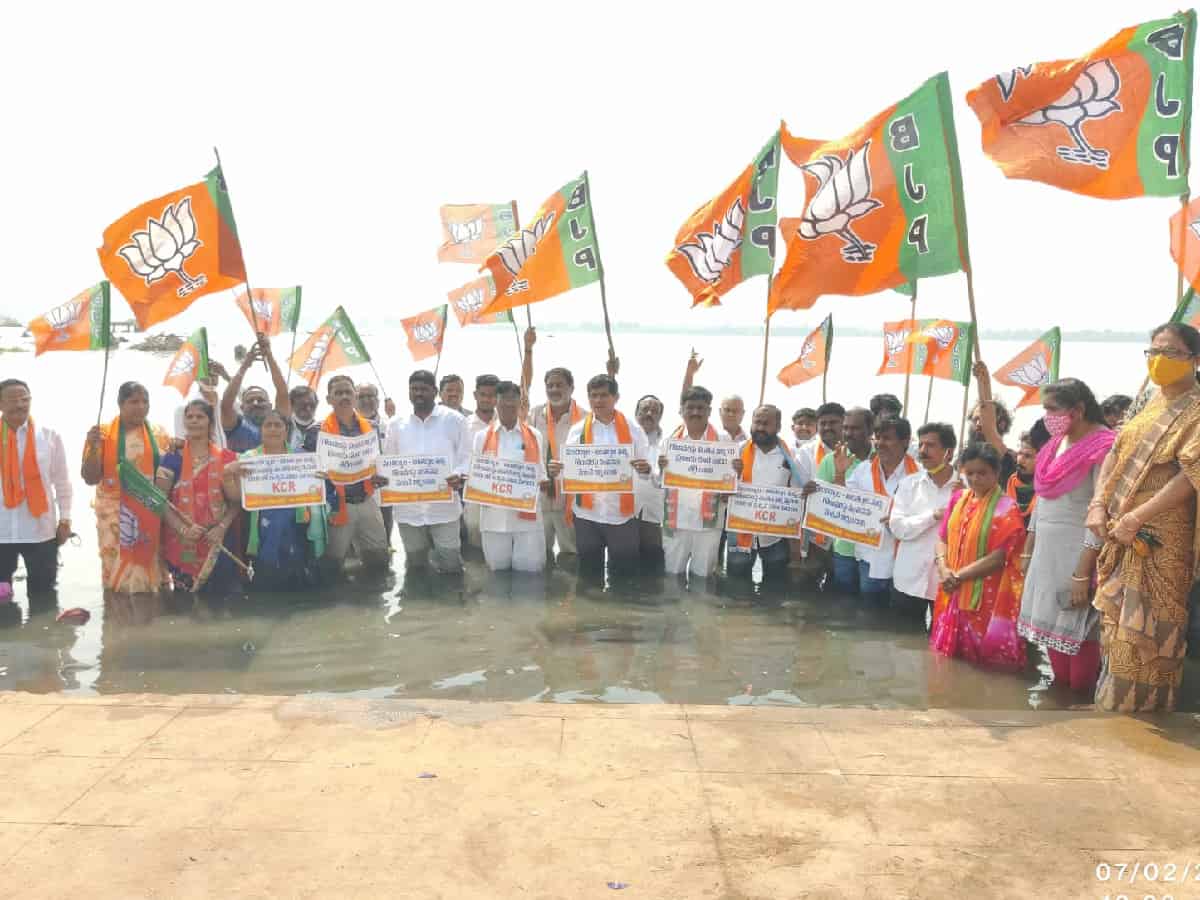 Odisha BJP stages protest over Archana Nag honey-trap case