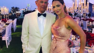 David Foster with his wife Katharine McPhee