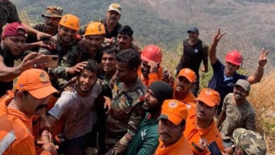 Army rescues trekker trapped in fault line in Kerala