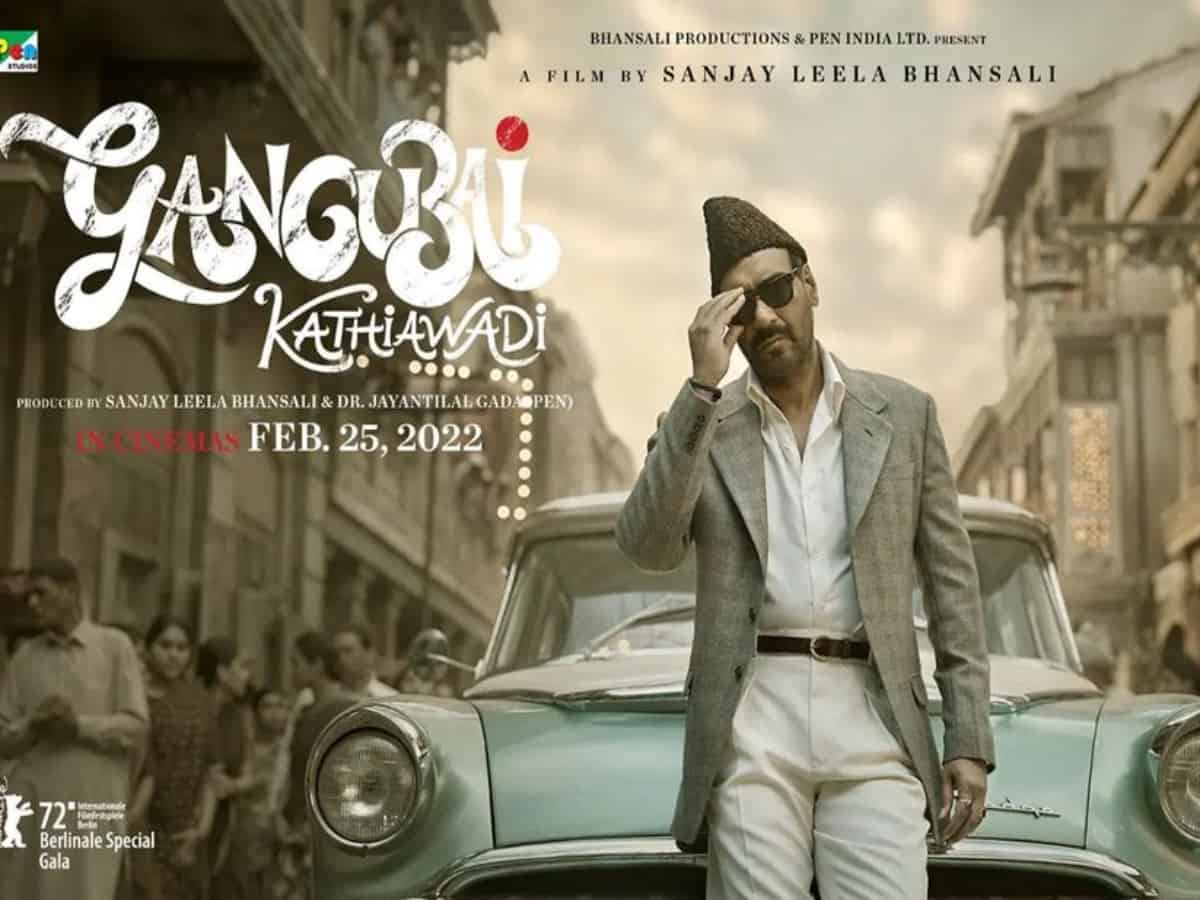 Ajay Devgn's first look poster from 'Gangubai Kathiawadi'