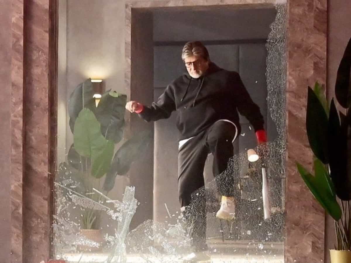 Amitabh Bachchan smashes glass in new Instagram picture