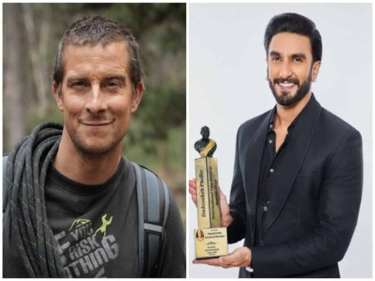 Bear Grylls' latest tweet hints at his collaboration with Ranveer Singh