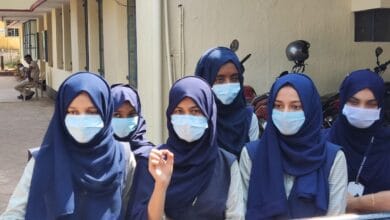 Hijab Row : Students refuse to remove headscarf in Shimoga