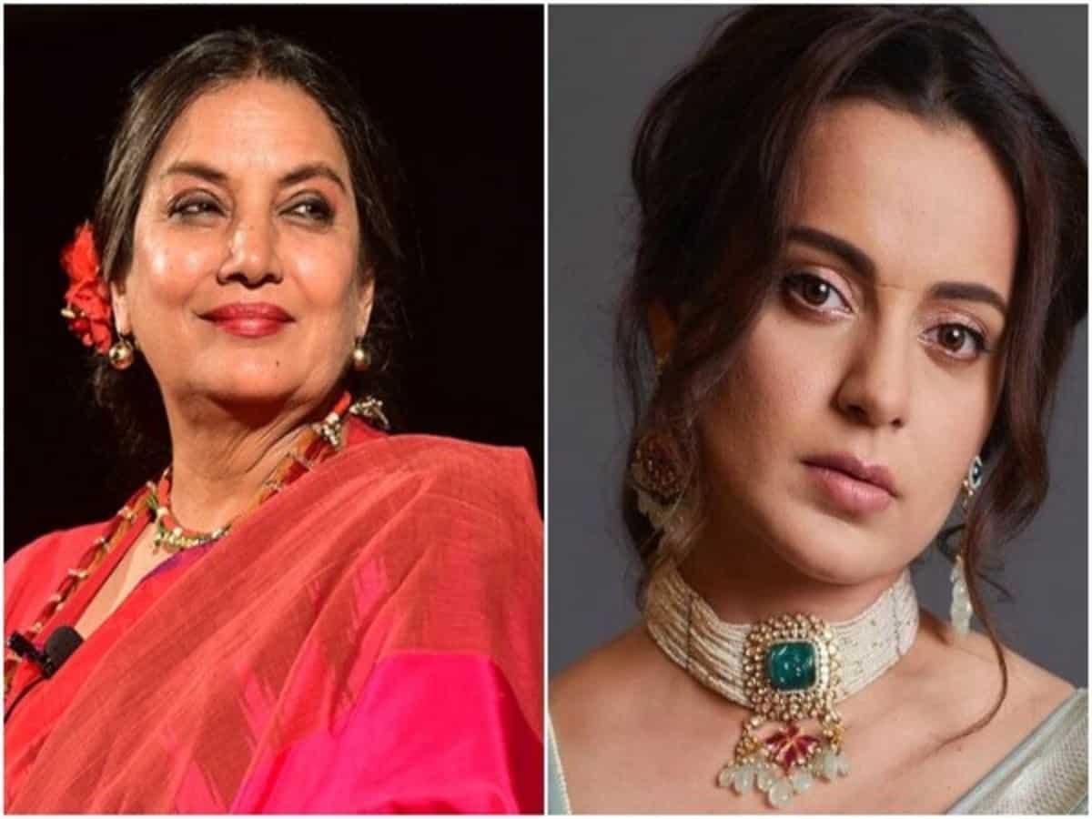 Shabana Azmi calls out Kangana Ranaut for her Hijab row comment