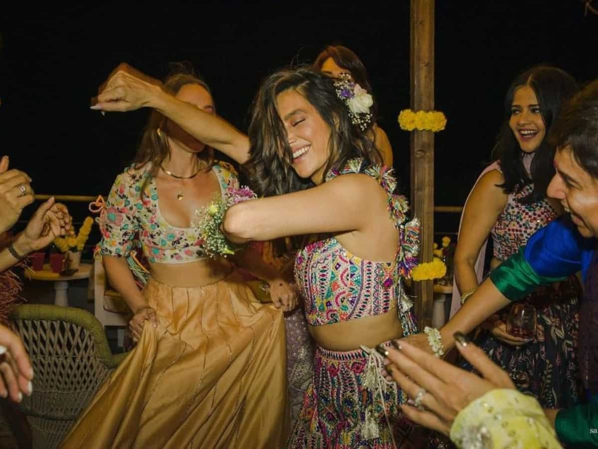 Inside Shibani Dandekar's boho-themed Mehendi ceremony