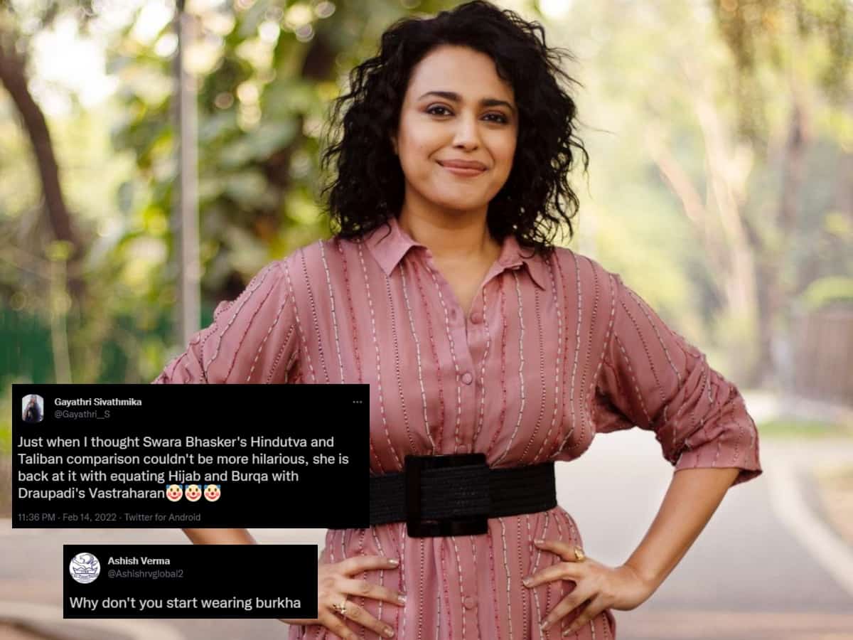 'Start wearing Burqa': Swara Bhasker gets trolled over her Draupadi tweet amid hijab row