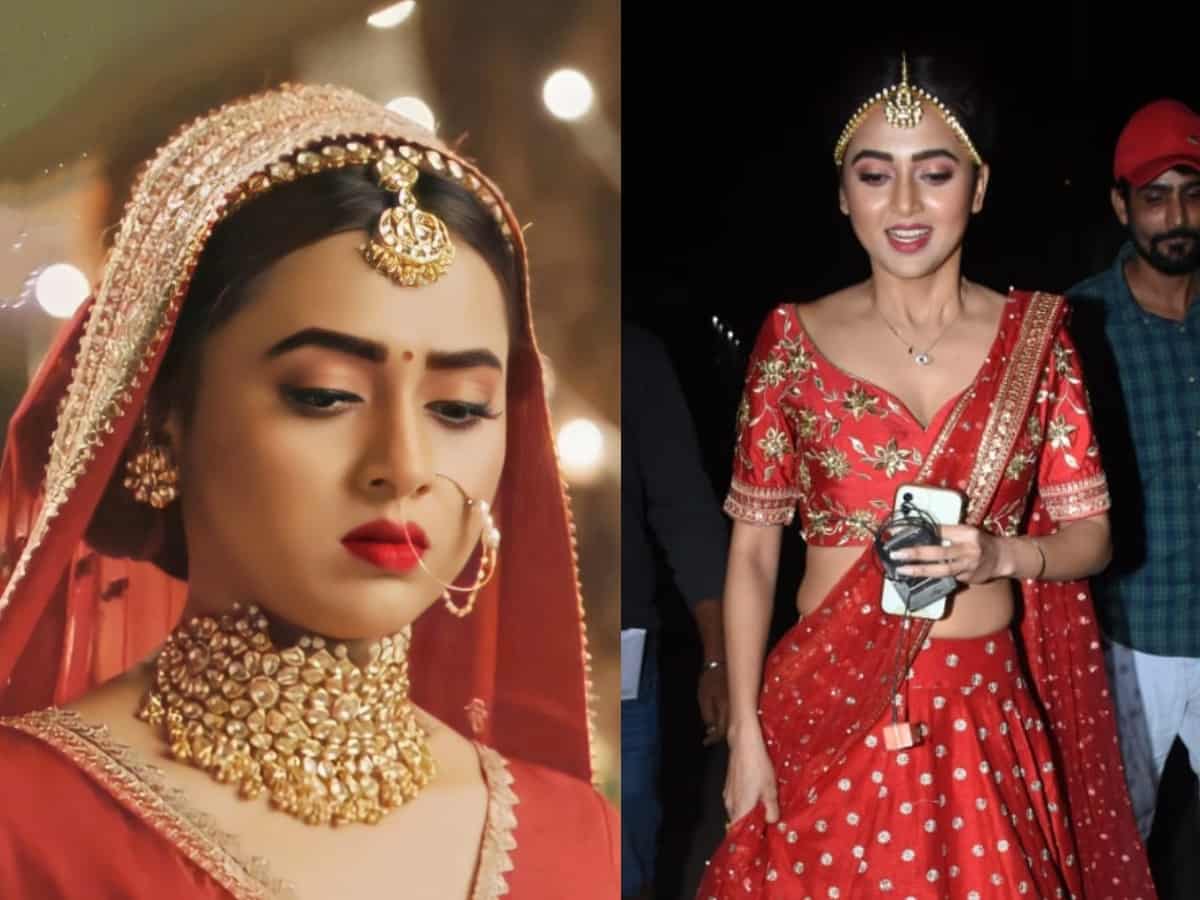 Fans go gaga as Tejasswi Prakash turns bride - Viral video