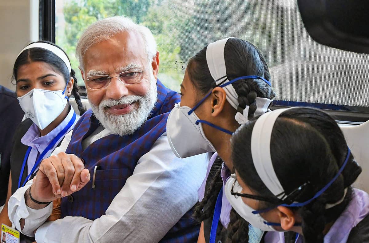 Prime Minister Narendra Modi in Pune