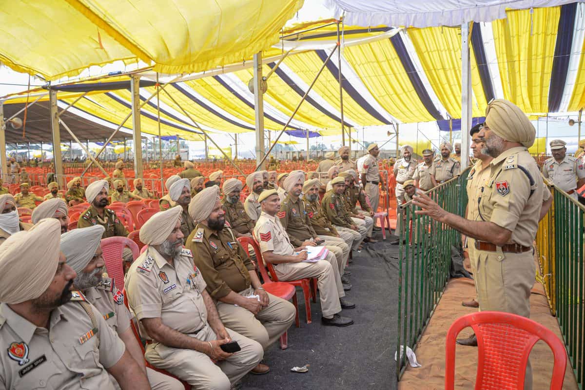 Preparations for Bhagwant Mann's oath taking ceremony