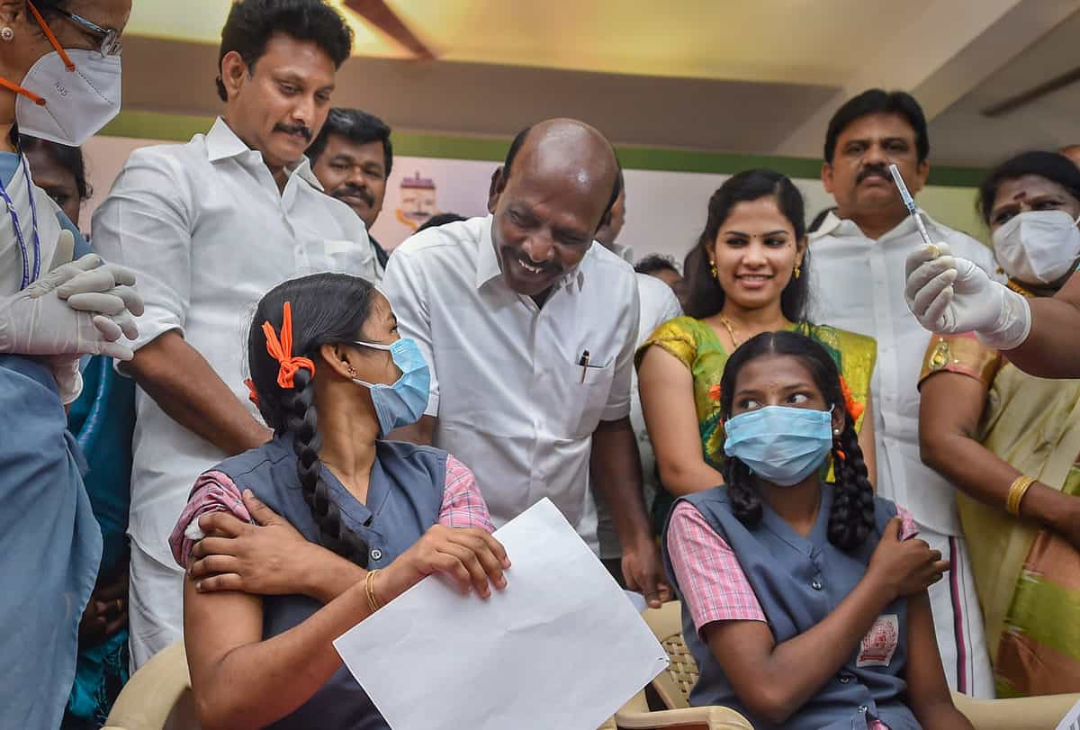 COVID-19 Vaccination drive for 12-14 years old