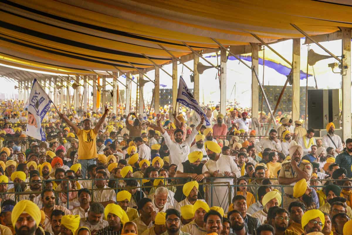 Bhagwant Mann's oath-taking ceremony in Nawanshahr